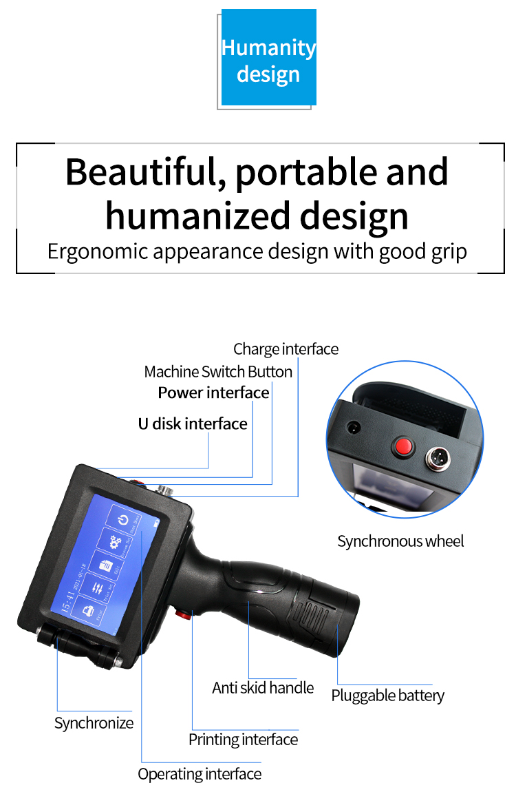 Shenzhou - High quality Expiry date stamp batch number printing machine Hand held Inkjet Printer for sale Hot selling machine 14