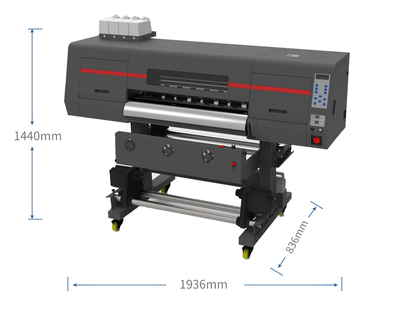 Shenzhou - Heat Transfer Printing PET Film Vinyl White Ink Jet Machine Supplier 60cm Digital Inkjet DTF Printer Hot selling machine 8
