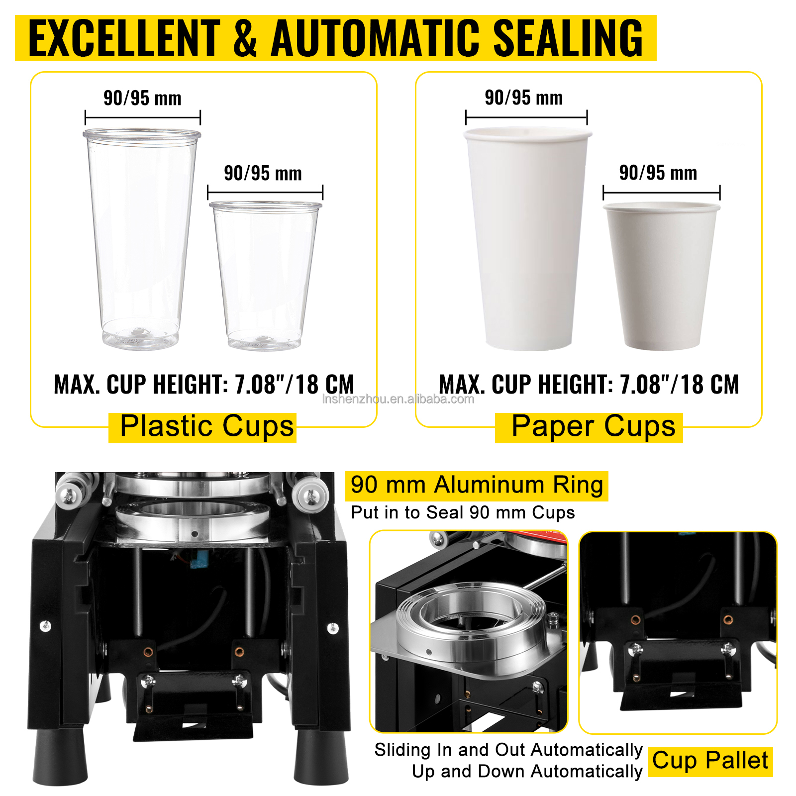 선저우 - 전자동 버블티 컵 밀봉기, 인기 상품 12