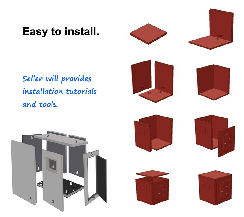 Shenzhou - Sound-absorbing insulation board piano violin guitar drum sound proof room Hot selling machine 15