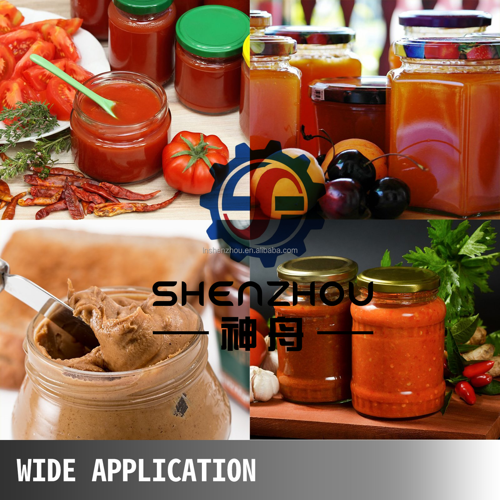 Shenzhou - Máquina horizontal pneumática de enchimento de pasta com função de mistura, máquina de enchimento semiautomática. Máquina de enchimento e embalagem. 14