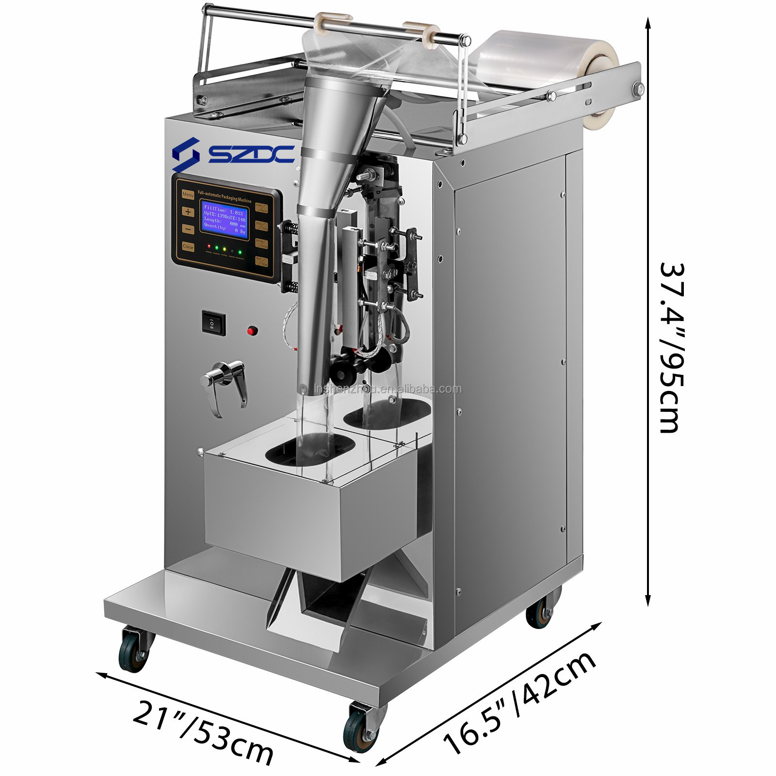 Shenzhou - Automatic Vertical Film Bag Filling Sealing Stick Sachet Liquid Honey Packing Machine filling machine Filling&Packing Machine 9