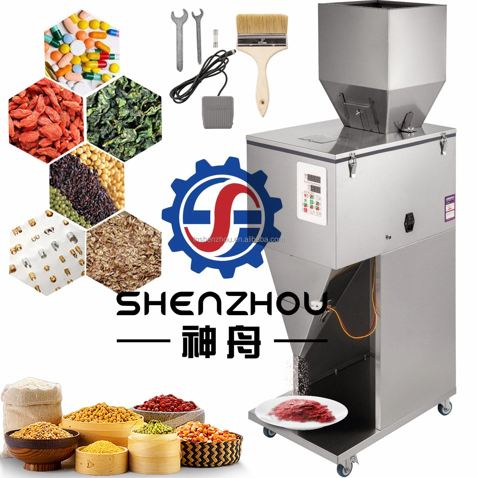 Shenzhou - Stainless Steel Small Powder Bag Filling Machine Powder Filling Machine Automatic Filling&Packing Machine 1