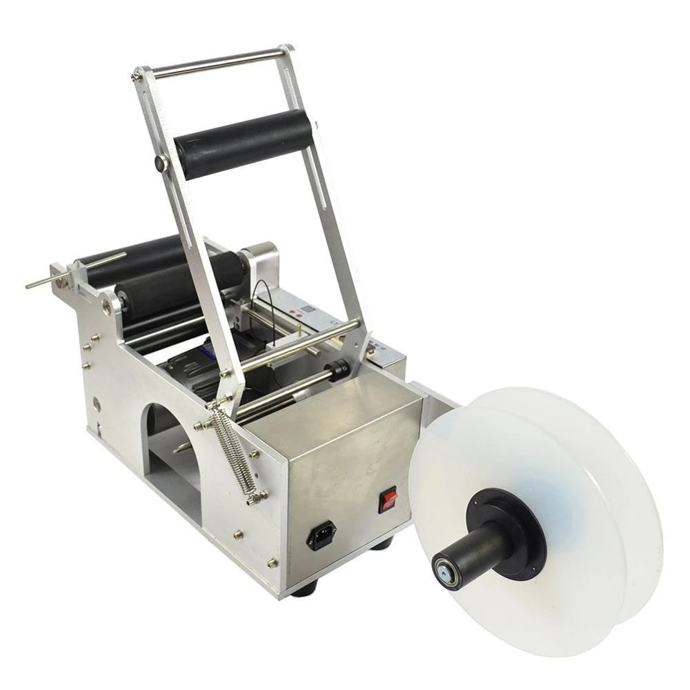 Shenzhou - Semi Automatic Glass Ampoule Jar Vial Tin Can Plastic Round Bottle Labeling Machine Label Coder Machine Hot selling machine 13