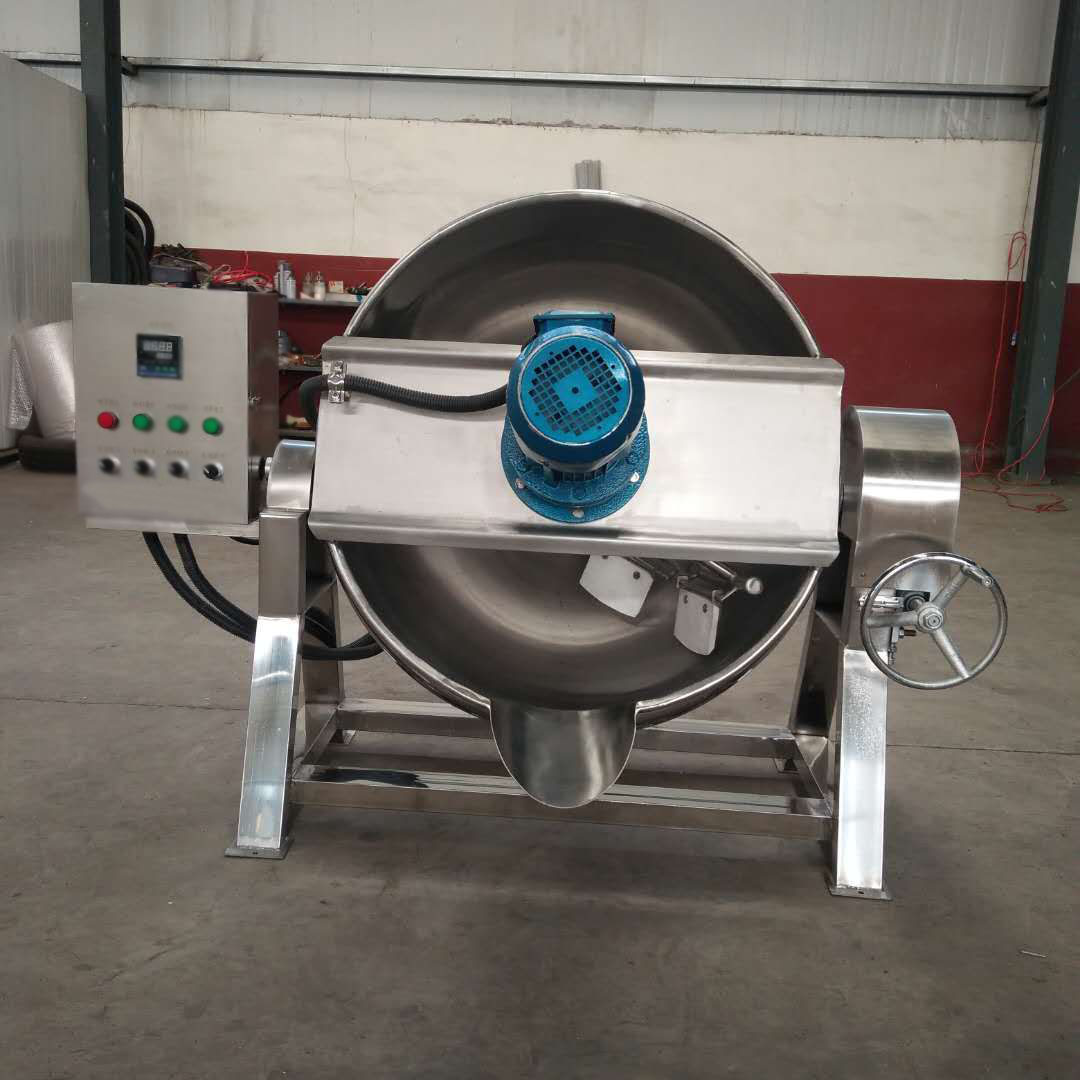 Shenzhou - Industrial Ketchup Gas Jacketed Kettle Steam Cooking Mixer Machine Sauce Cooking Machine Food Machine 8