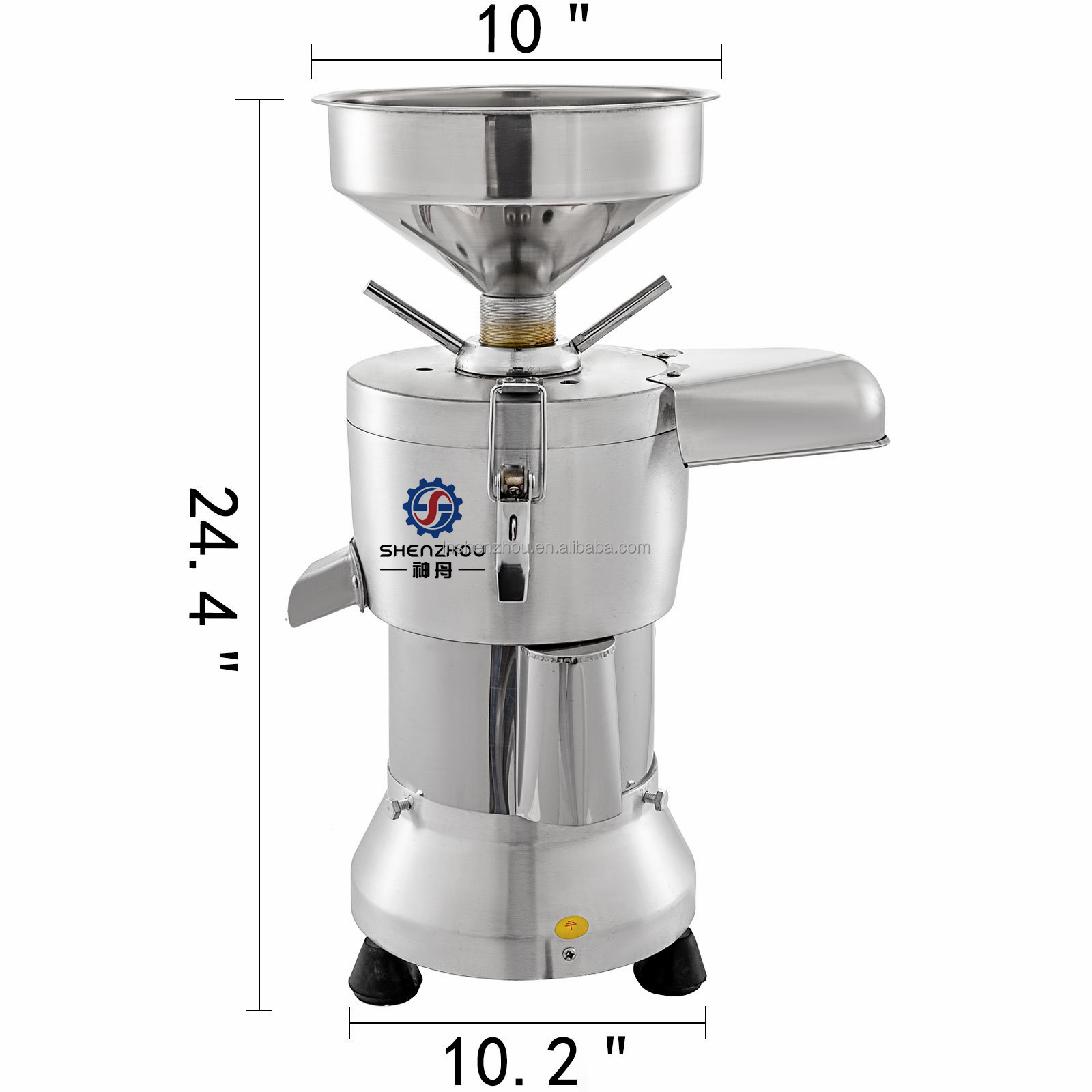 Shenzhou - Cheap Price Industrial Soy Milk Making Machine Soybean Milk Filter Machine Soybean Grinder Bean Product Processing Machinery Food Machine 8
