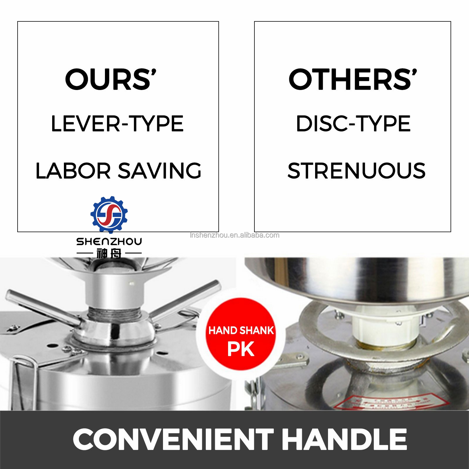 Shenzhou - Cheap Price Industrial Soy Milk Making Machine Soybean Milk Filter Machine Soybean Grinder Bean Product Processing Machinery Food Machine 11