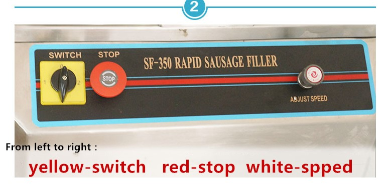 Shenzhou - 30L Stainless steel electric manual sausage stuffer Hot selling machine 10