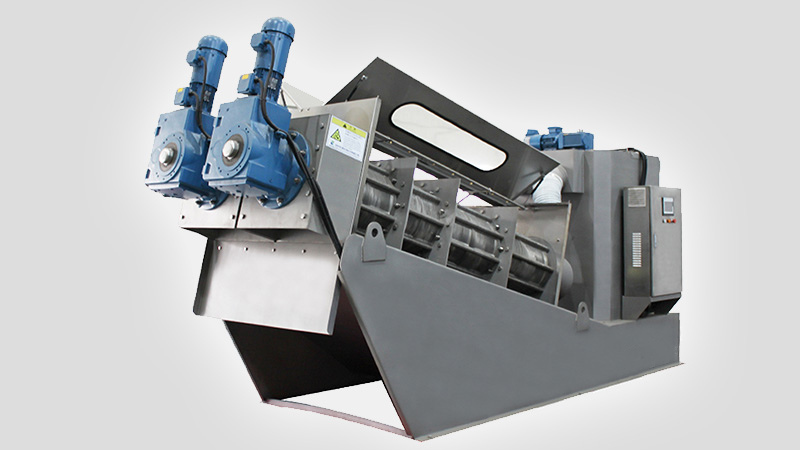 Shenzhou - home sewage treatment plant small stainless steel screw sludge dewatering filter press equipment with high efficiency Hot selling machine 8