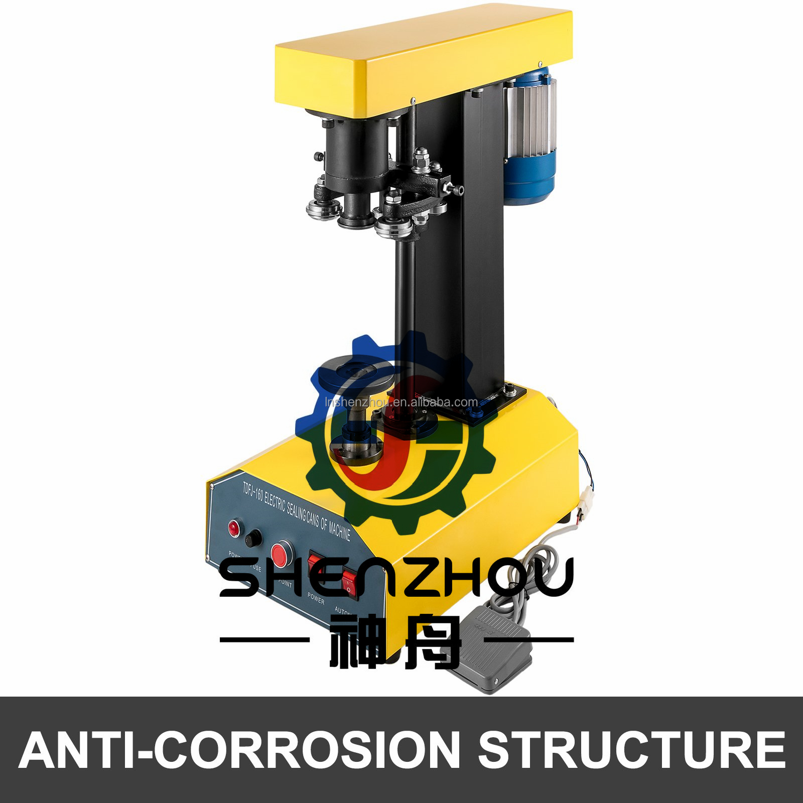 Shenzhou - Round Paint Aluminum Material Tin Can Automatic Sealing Machine Filling&Packing Machine 9