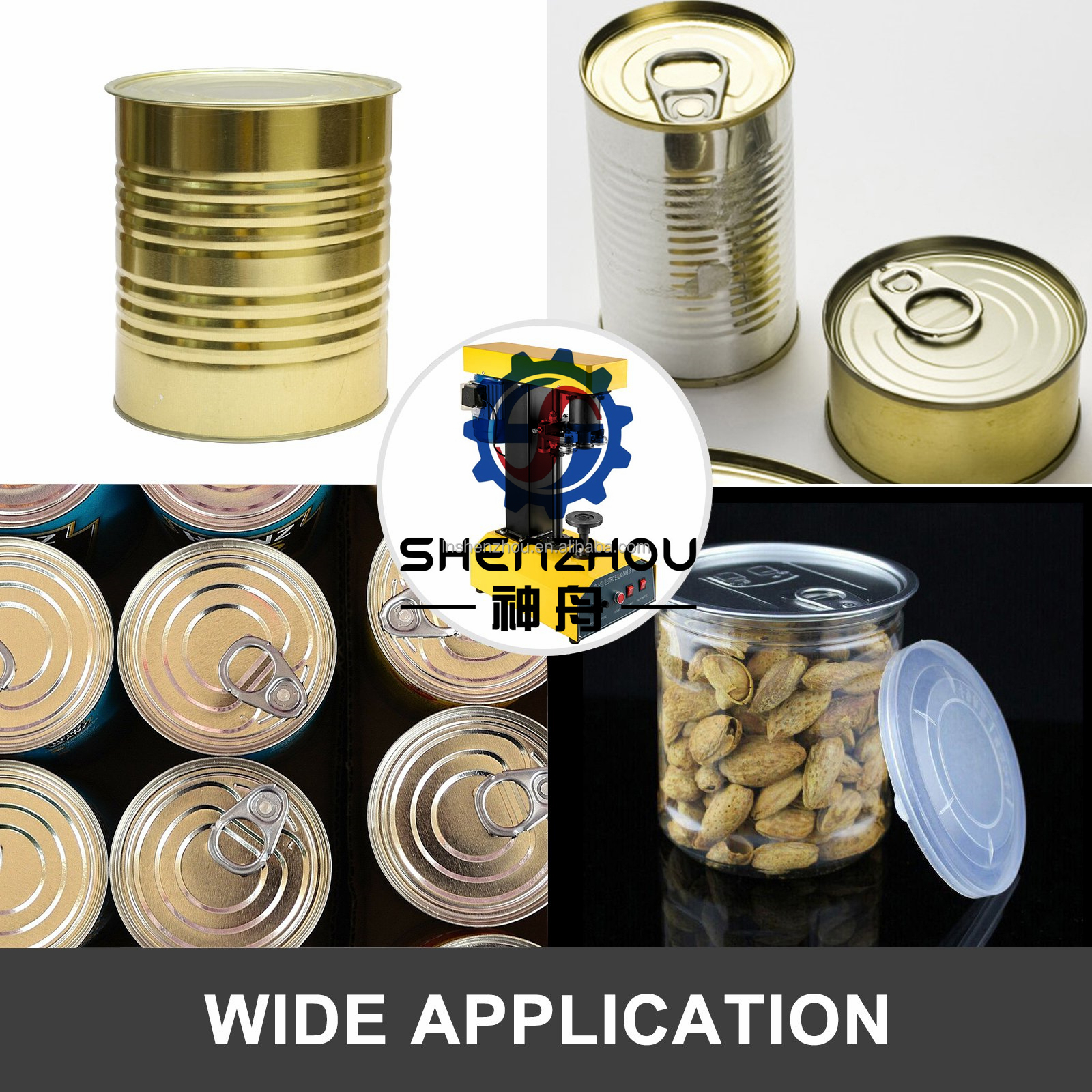 Shenzhou - Round Paint Aluminum Material Tin Can Automatic Sealing Machine Filling&Packing Machine 13