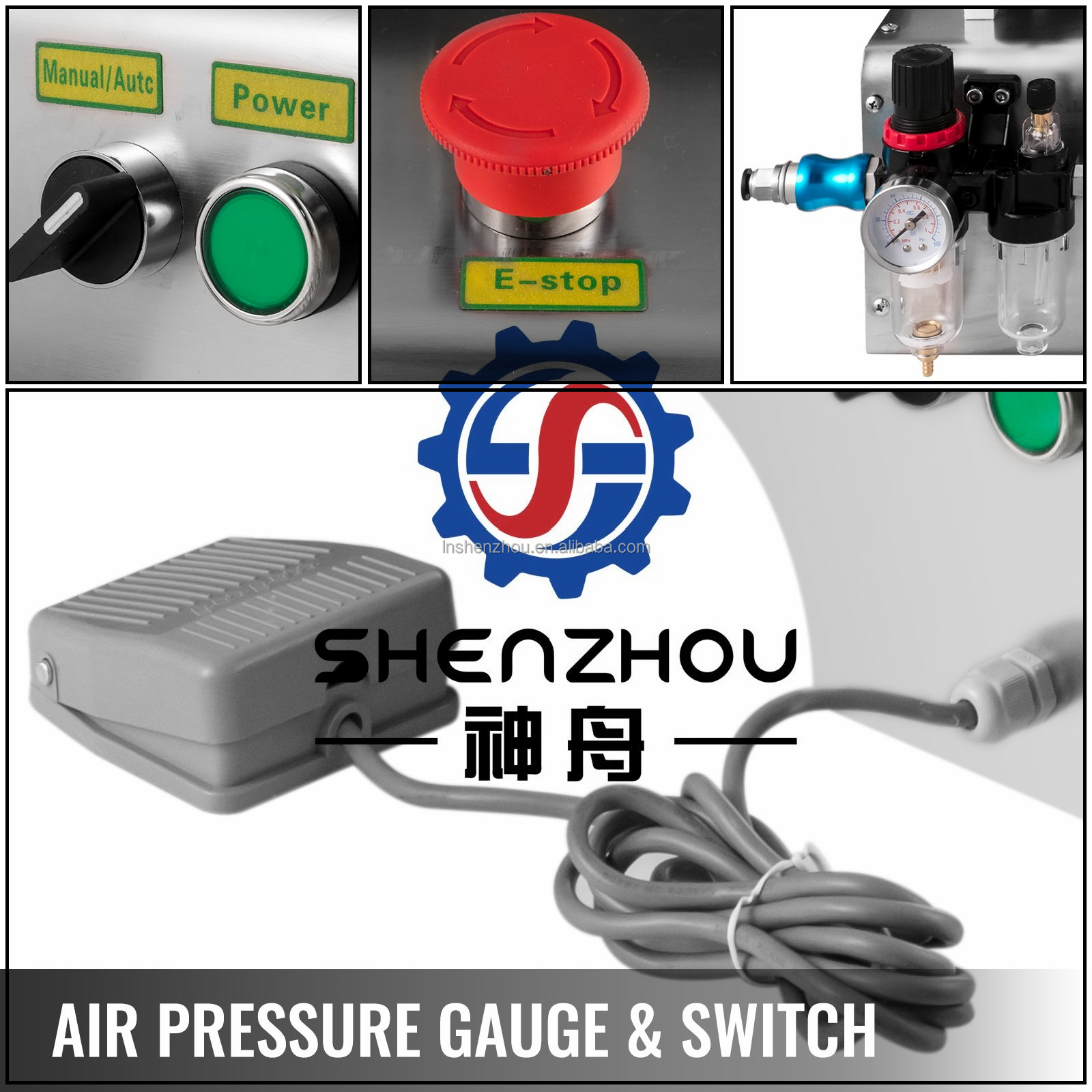 Shenzhou - Double Heads Pneumatic Liquid Filling Machine pharmaceutical filling machines gelato filling machine Filling&Packing Machine 13