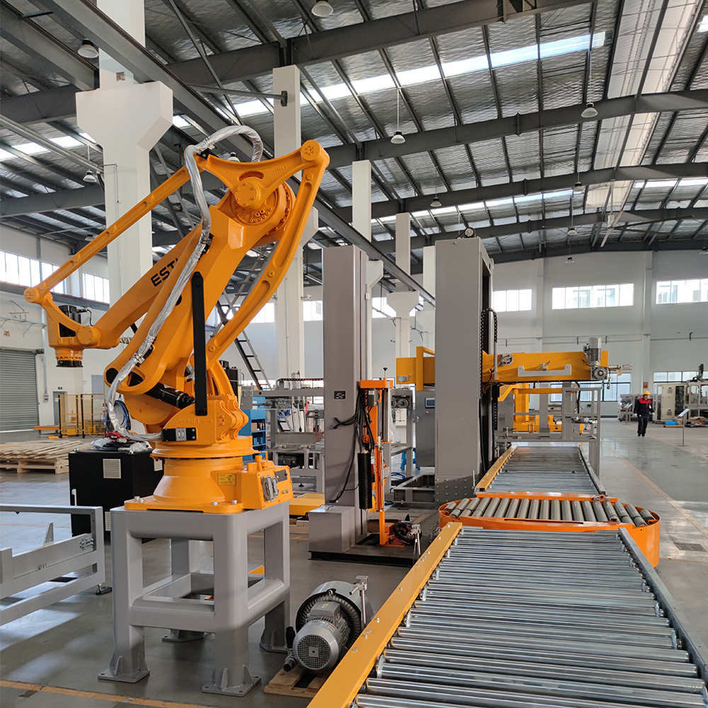 Shenzhou - Customize Automatic Robot Servo Palletizer for Carton / Boxes / Bags Provide Customization Filling&Packing Machine 9