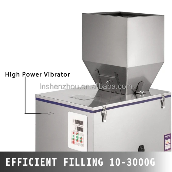 Shenzhou - 20-5000g Particle Subpackage Filling Filler Machine Steel Multi-functional Bean Filling&Packing Machine 8