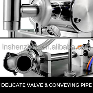 شنتشو - ماكينة تعبئة هوائية أحادية الرأس، سعة 10-300 مل، شبه أوتوماتيكية، لتعبئة المعاجين والسوائل. 10