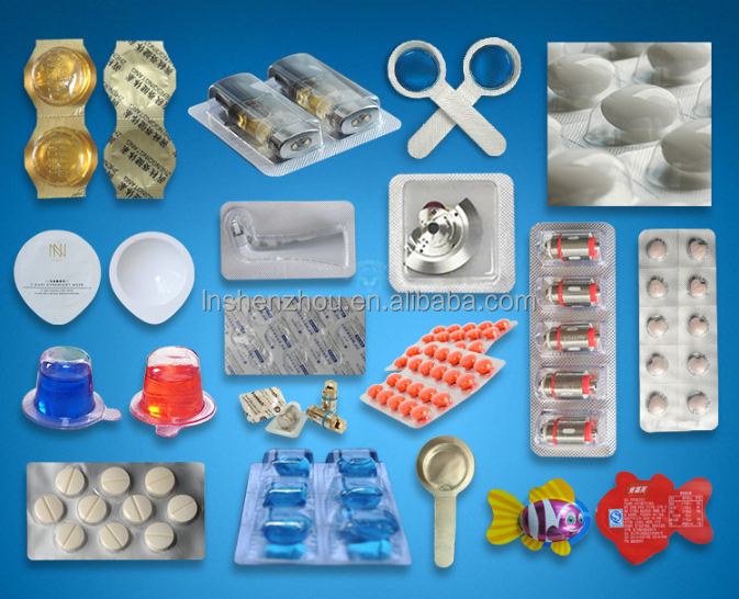 Shenzhou - 2021 hot selling Auto Soft Double Aluminum Foil Tablet Strip Packing Machine /Tablet Pill Packing Machine pharmaceutical Filling&Packing Machine 9