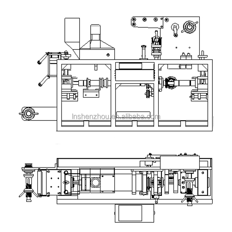 Shenzhou - 2021 hot selling Auto Soft Double Aluminum Foil Tablet Strip Packing Machine /Tablet Pill Packing Machine pharmaceutical Filling&Packing Machine 8