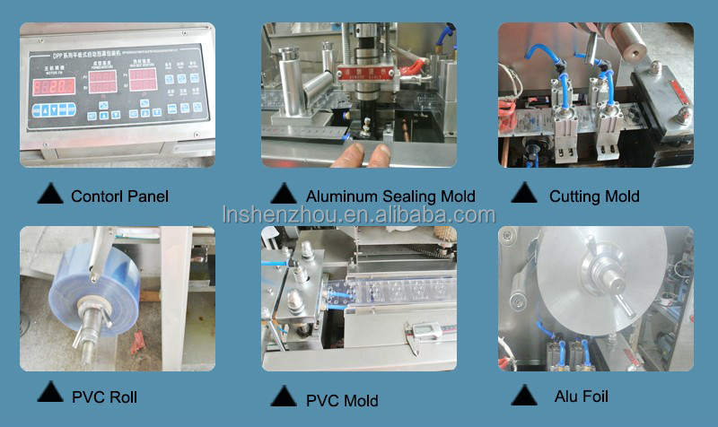 Shenzhou - 2021 hot selling Auto Soft Double Aluminum Foil Tablet Strip Packing Machine /Tablet Pill Packing Machine pharmaceutical Filling&Packing Machine 10