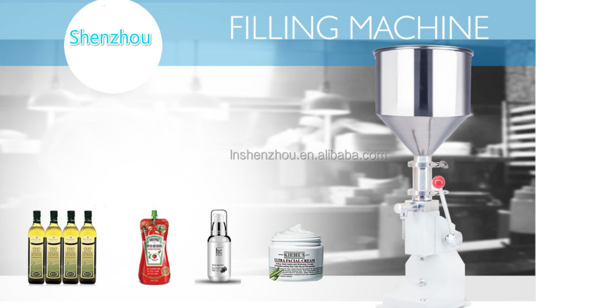 Shenzhou - Manual Filling Machine Liquid Paste Bottler Filler 20-110ml Filler Detachable (0.67-3.7 ounce) Filling&Packing Machine 7
