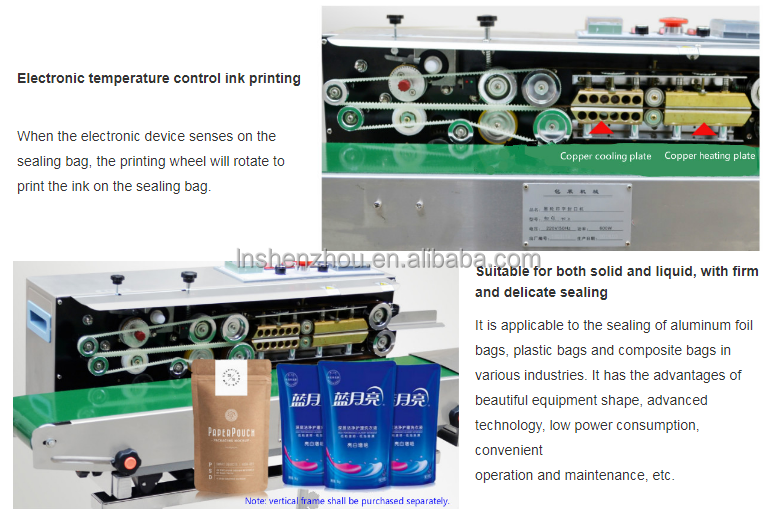 Shenzhou - Automatic Horizontal Continuous Plastic Bag Band Sealing Sealer Machine Filling&Packing Machine 11