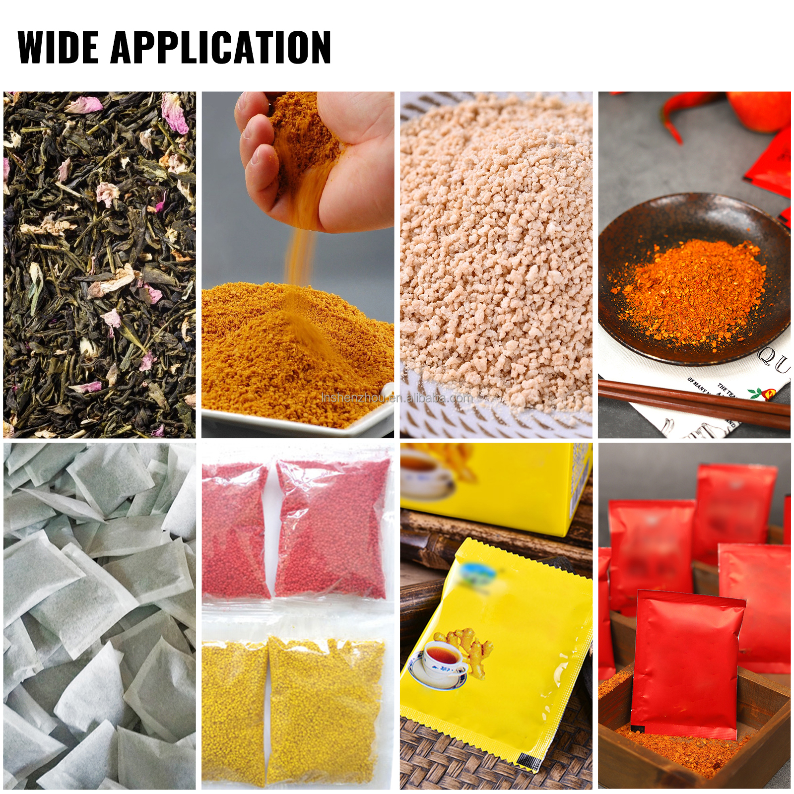 Shenzhou - Powder Packing Machine Powder Filling Machine 200g Particle Filler 12.5cm Filling&Packing Machine 12