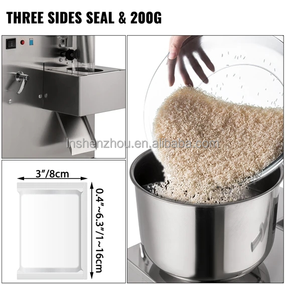 Shenzhou - Powder Packing Machine Powder Filling Machine 200g Particle Filler 12.5cm Filling&Packing Machine 8