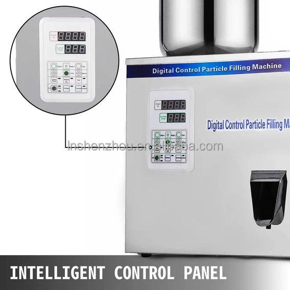 Shenzhou - Abfüllmaschine für 2-20 g Partikelpulver-Teilverpackungen, Saatgut-Wiege- und Verpackungsmaschine (110 V) 8