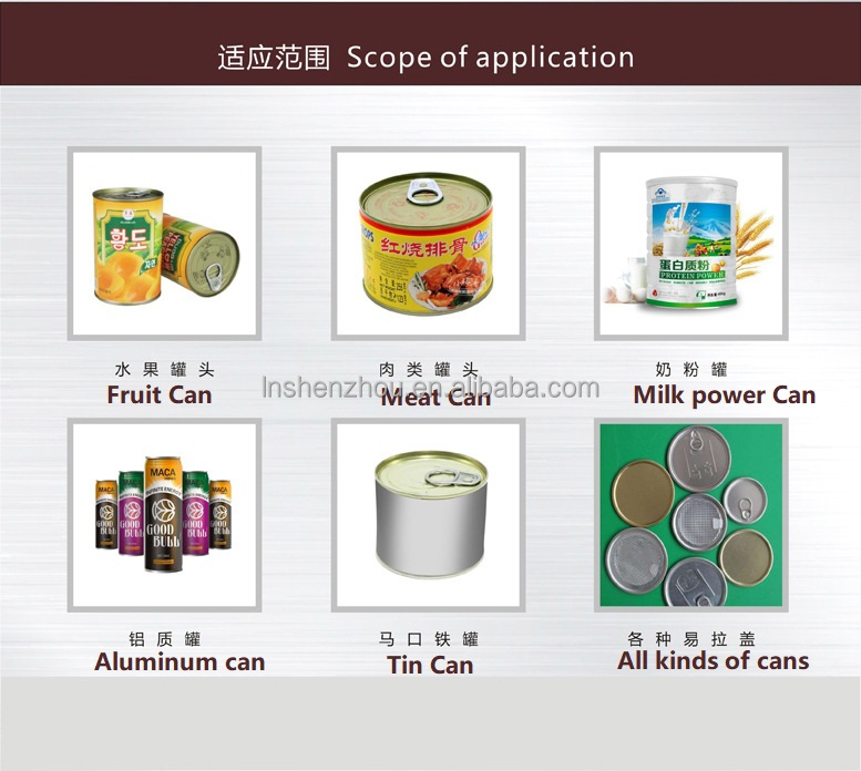 Shenzhou - Semi-automatic Aluminum Tin Can Seamer Sealing Machine Filling&Packing Machine 11