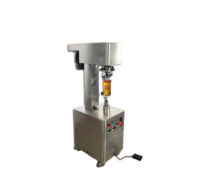 Shenzhou - Equipo cerrador de latas de metal no rotatorio, cerrador de latas manual, máquina selladora manual de latas, máquina de llenado y embalaje 1