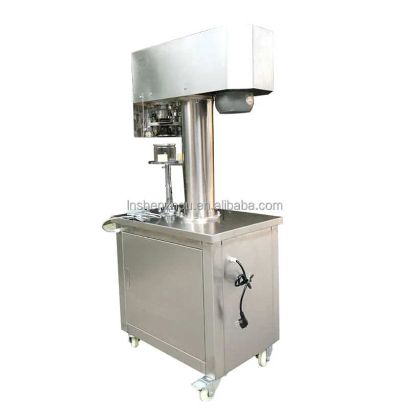 Shenzhou - Stainless Steel sealer for canning electric lid sealing machine semi automatic manual put bottle machine Filling&Packing Machine 1