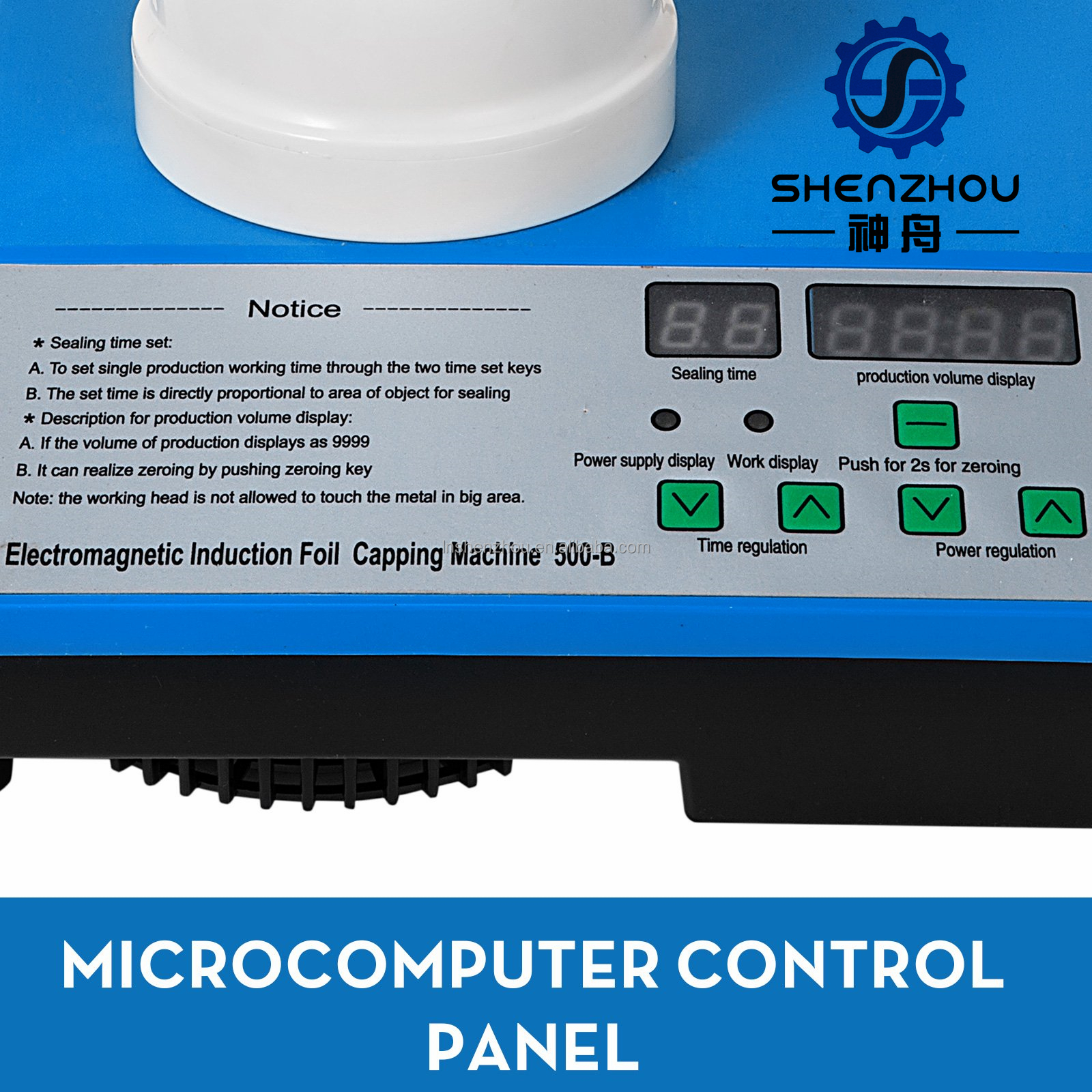 Shenzhou - 500b Induction Bottle Cap Sealing Machine 500w 20-85mm 0~50pcs/min Cap Counting Filling&Packing Machine 11