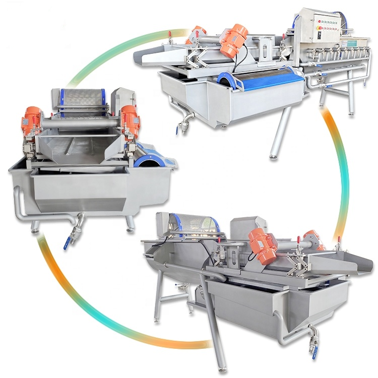 Shenzhou - New Condition Easy Operate Stainless Steel Full Automatic Potato Ginger Washing Peeling Machine Food Machine 10
