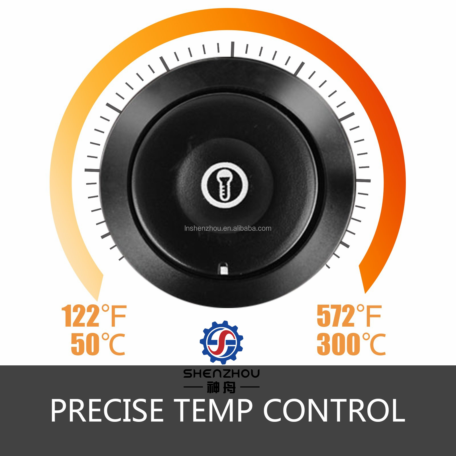 Shenzhou - 3000W 22" Gewerbliche elektrische Tischgrillplatte, Mehrzweck-Kochplatte, Spiralgrillplatte, Flachgrillplatte, BBL Metall-Lebensmittelmaschine 12
