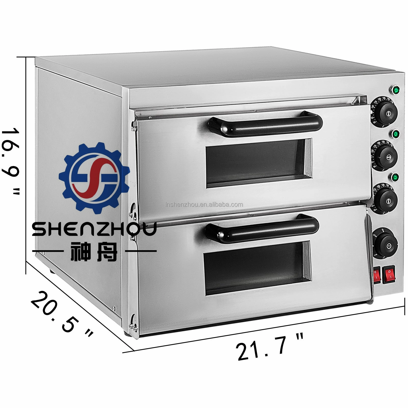 Shenzhou - Shenzhou oven commercial two-tier two-plate electric oven cake bread pizza large-capacity commercial oven Food Machine 1