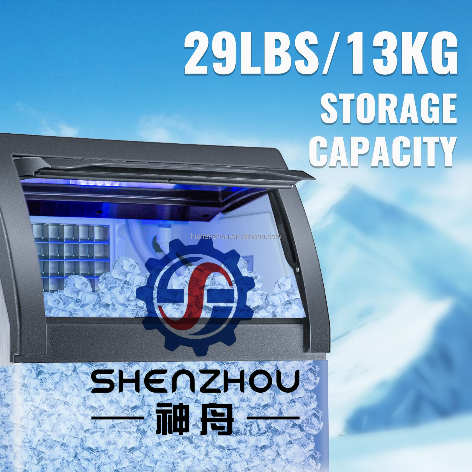 Shenzhou - Milk tea shop ice cube making machine Food Machine 8