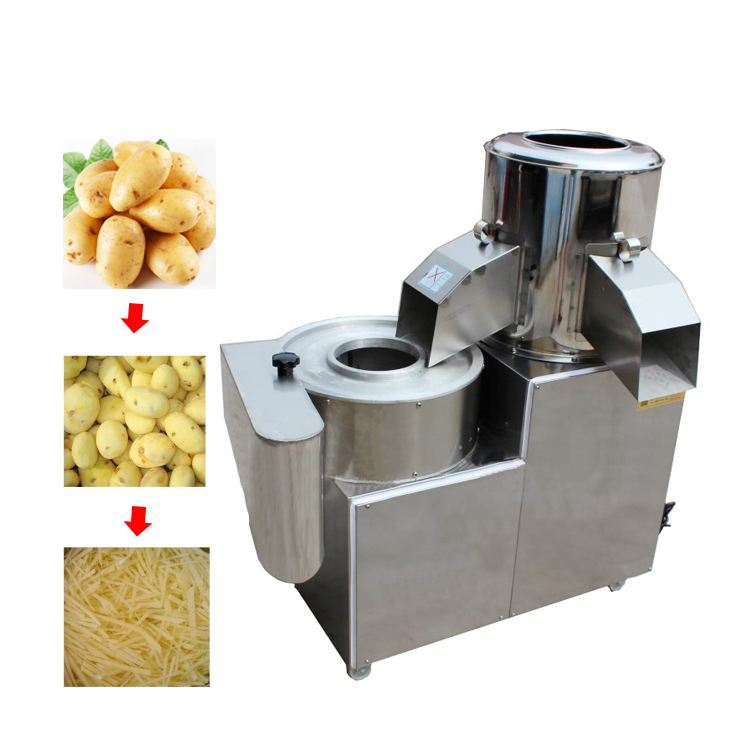 Shenzhou - Stainless steel potato cleaning chips peeling slicer shredding machine potato crisp slicer potato chip slicer Hot selling machine 7