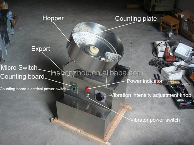 Shenzhou - Capsule Tablet counting machine electronic pill counter tray machine Filling&Packing Machine 6