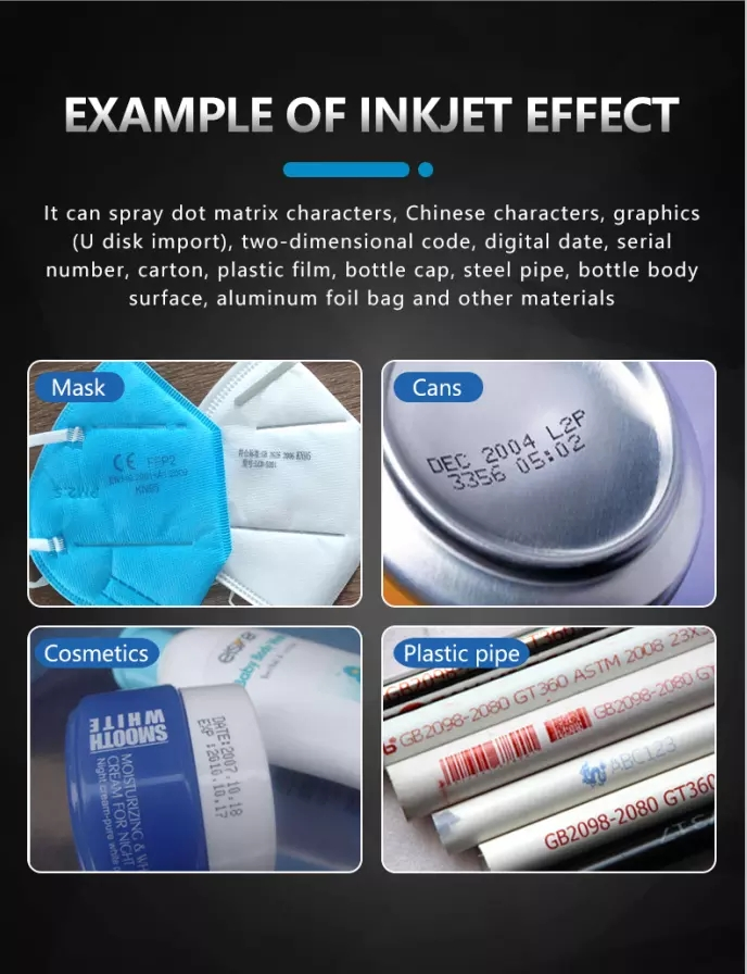 Shenzhou - Good Quality Food & Beverage Applicable Industries Online TIJ Inkjet Printer Filling&Packing Machine 12