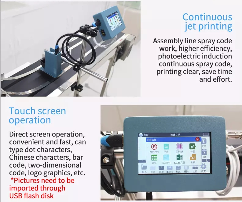 Shenzhou - Good Quality Food & Beverage Applicable Industries Online TIJ Inkjet Printer Filling&Packing Machine 9