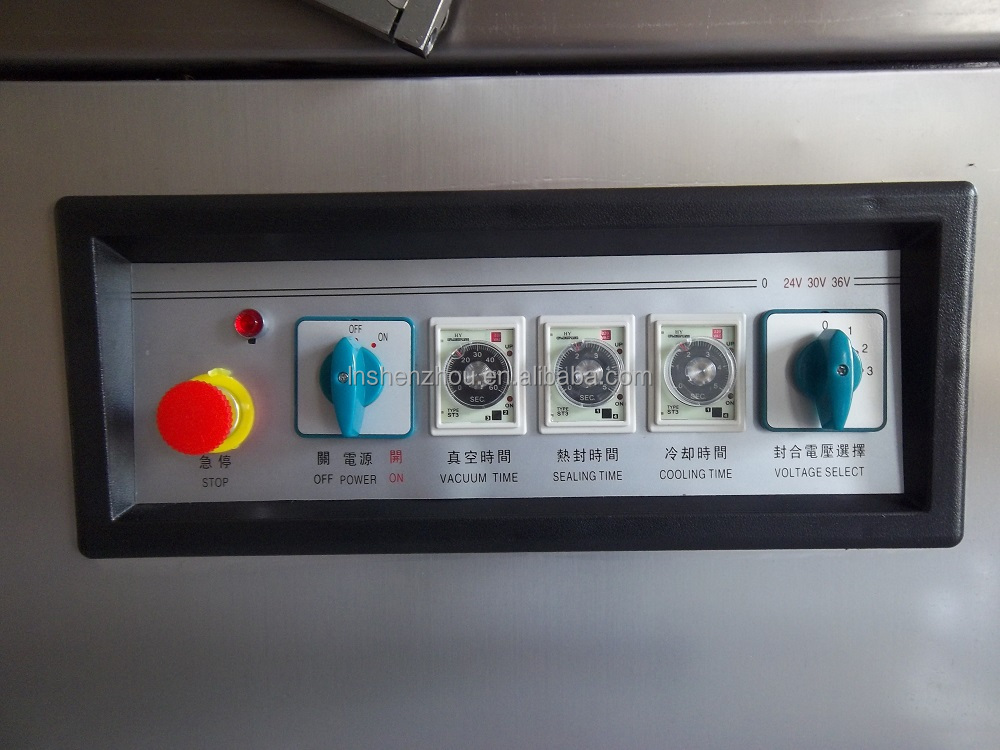 선저우 OX-380C 스테인리스 스틸 단일 챔버 산업용 외부 진공 스킨 포장기 (식품 포장용) 16