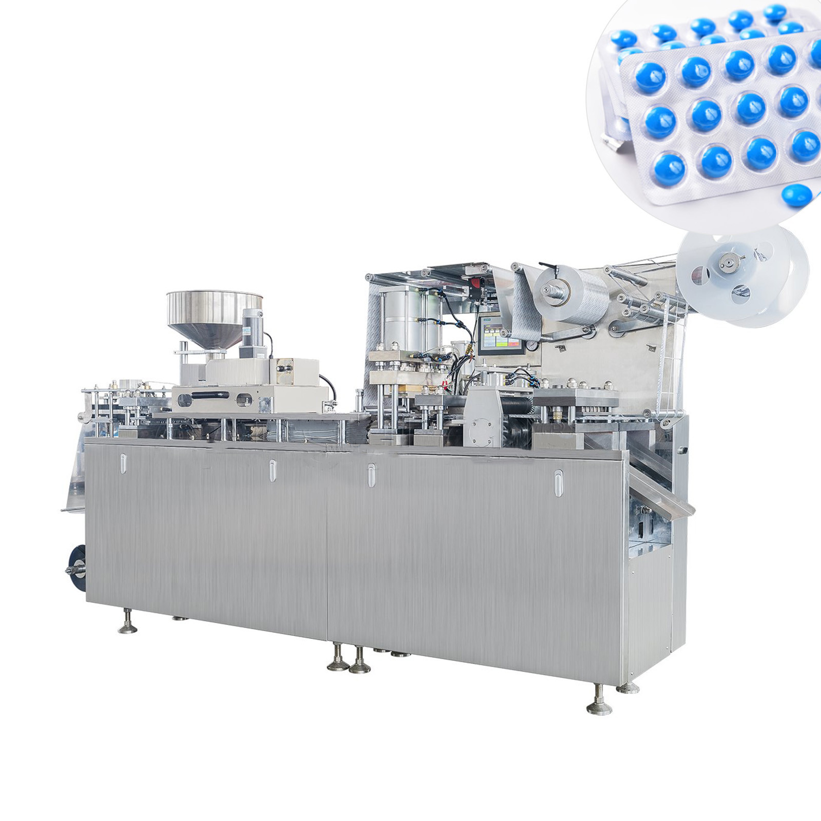 Shenzhou - DPP-88 Alu PVC Automatic Honey Liquid Blister Packing Machine Filling&Packing Machine 8