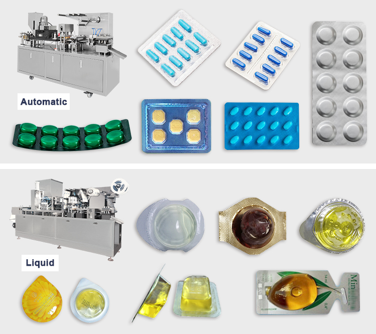 Shenzhou - DPP-88 Alu PVC Automatic Honey Liquid Blister Packing Machine Filling&Packing Machine 13