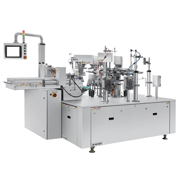 Shenzhou - Automatic Rotary Premade Pouch Nitrogen Packing Machine Potato Chips Packaging Line Filling&Packing Machine 1