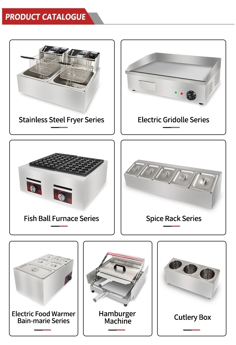 Shenzhou - Kitchen use 6L+6L Double tank gas Deep Fryer French Fries Machine Chicken donut fryer Restaurant Equipment Food Machine 9