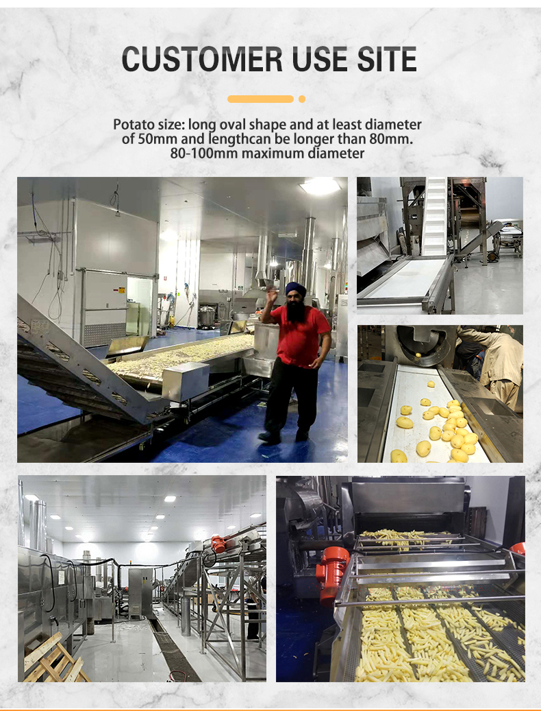 Shenzhou - New Frozen French Fries Potato Crisps Processing Machinery Production Line Food Machine 10