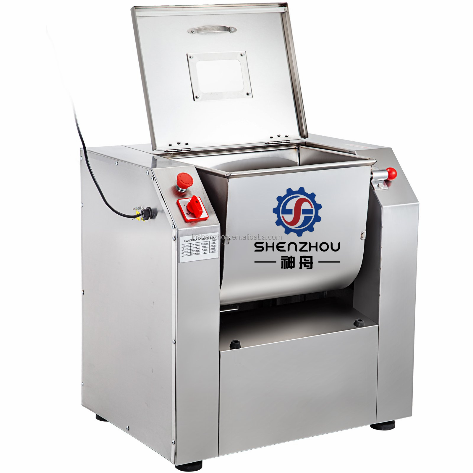 Shenzhou - 7.5kg Commercial Electric Dough Mixer Mixing Machine Kitchen Equipment Food Machine 8