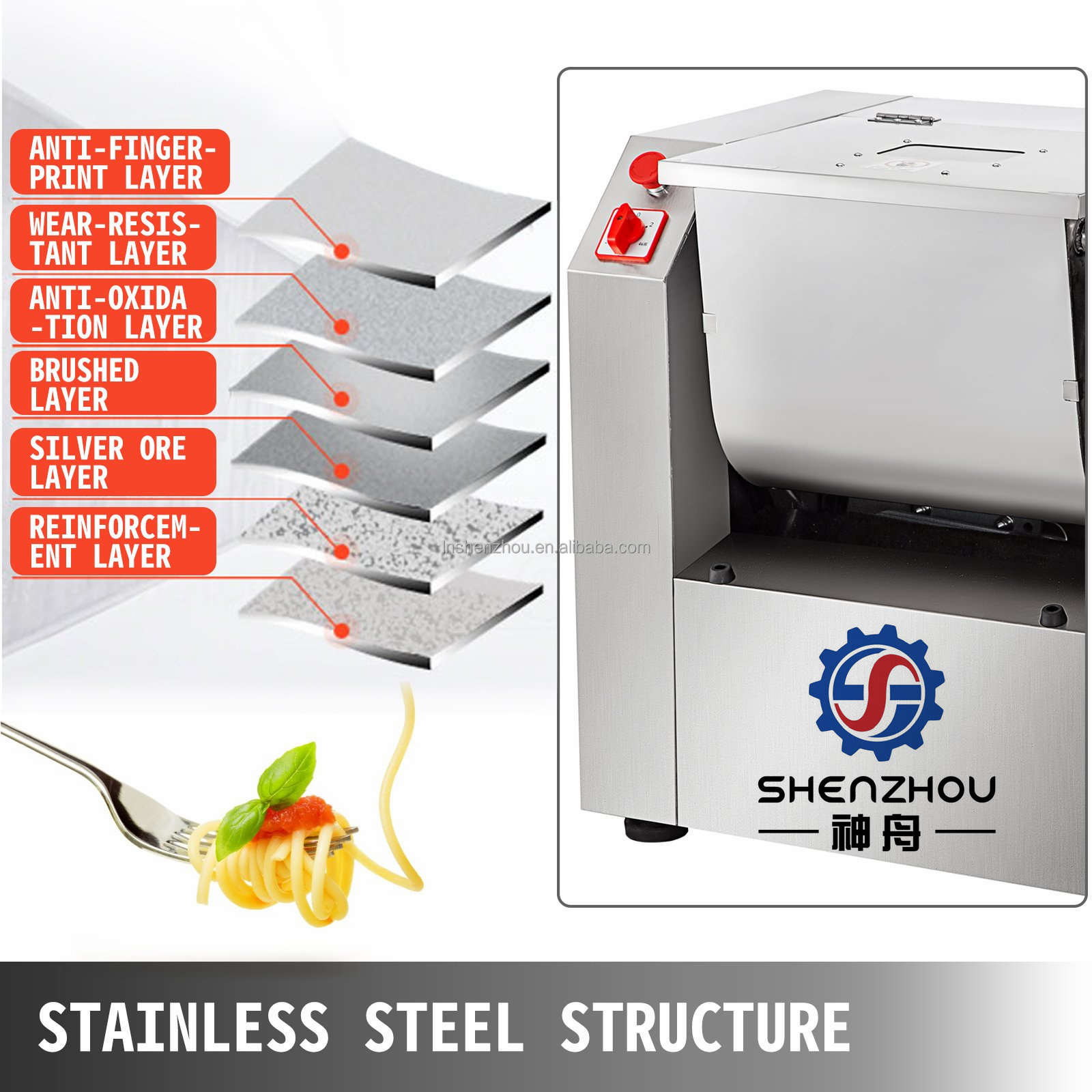 선저우 - 수평형 반죽 믹서, 견과류 버터 믹서, 혼합기 11