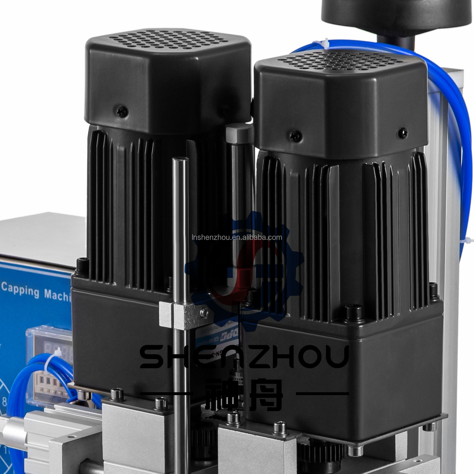 Shenzhou - Pneumatic Desktop Perfume Collar Ring Small Bottle Crimping Pressing Machine Perfume Glass Bottle Capping Machine Filling&Packing Machine 14