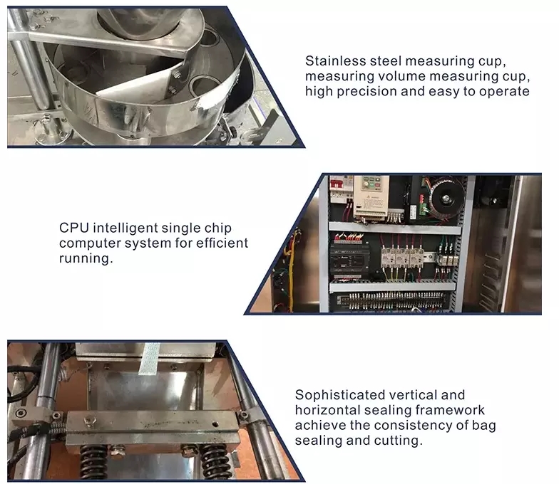 Shenzhou - Beste Prijs 10 Mti Rijstroken Suiker Zakje Kleine Tas Kip Fijne Verpakking Machine Filling&Packing Machine 8