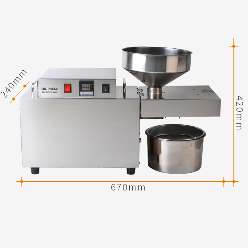 선저우 - 스테인리스 스틸 냉간식 아마씨 해바라기씨유 압착기 10